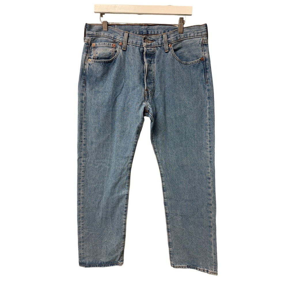 Levi's 501 Original Fit Jeans Men 33x30 Blue Classic Straight Leg Button Fly EUC